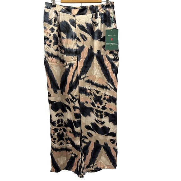 Live 4 Truth Pants - Live 4 Truth Womens Pants Sz L Polyester Palazzo Pants Animal Print. NWT